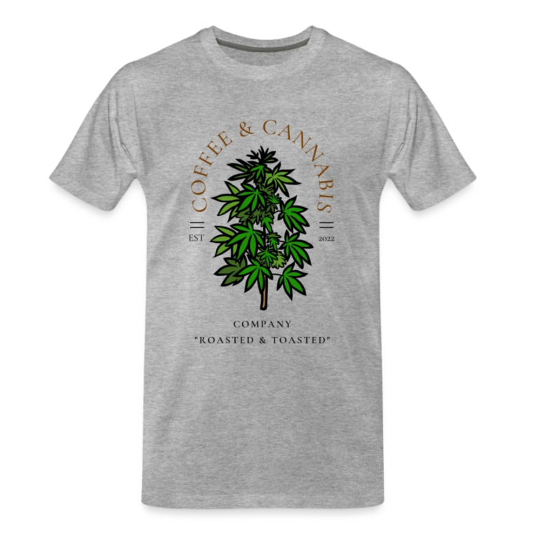 Coffee & Cannabis Co. Signature T-Shirt (Grey)