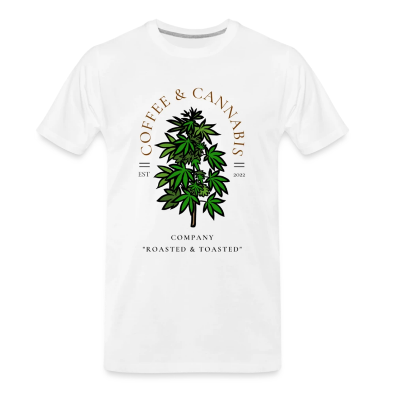 Coffee & Cannabis Co. Signature T-Shirt (White)